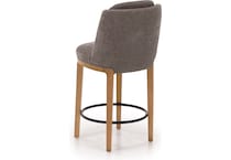 kuka grey inch & over bar seat stool   