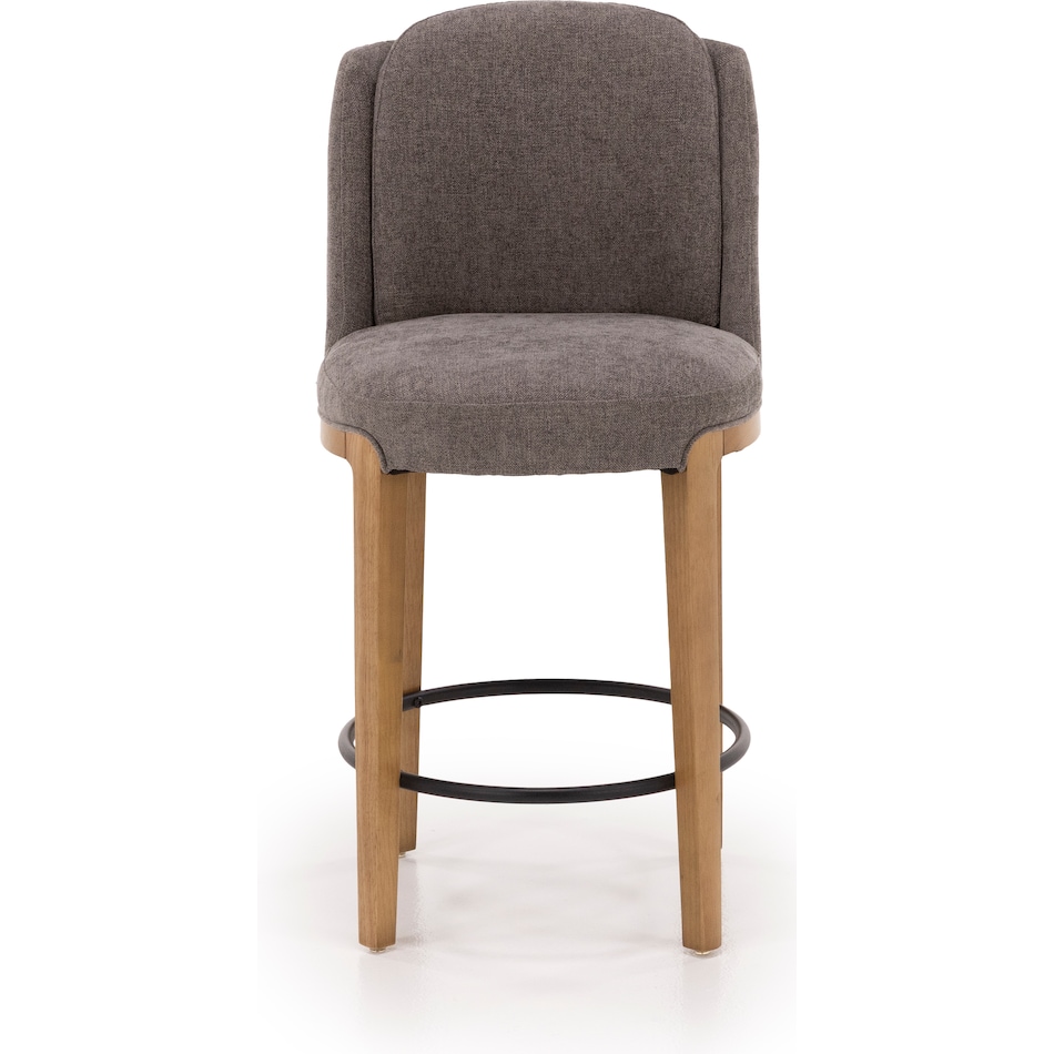 kuka grey inch & over bar seat stool   
