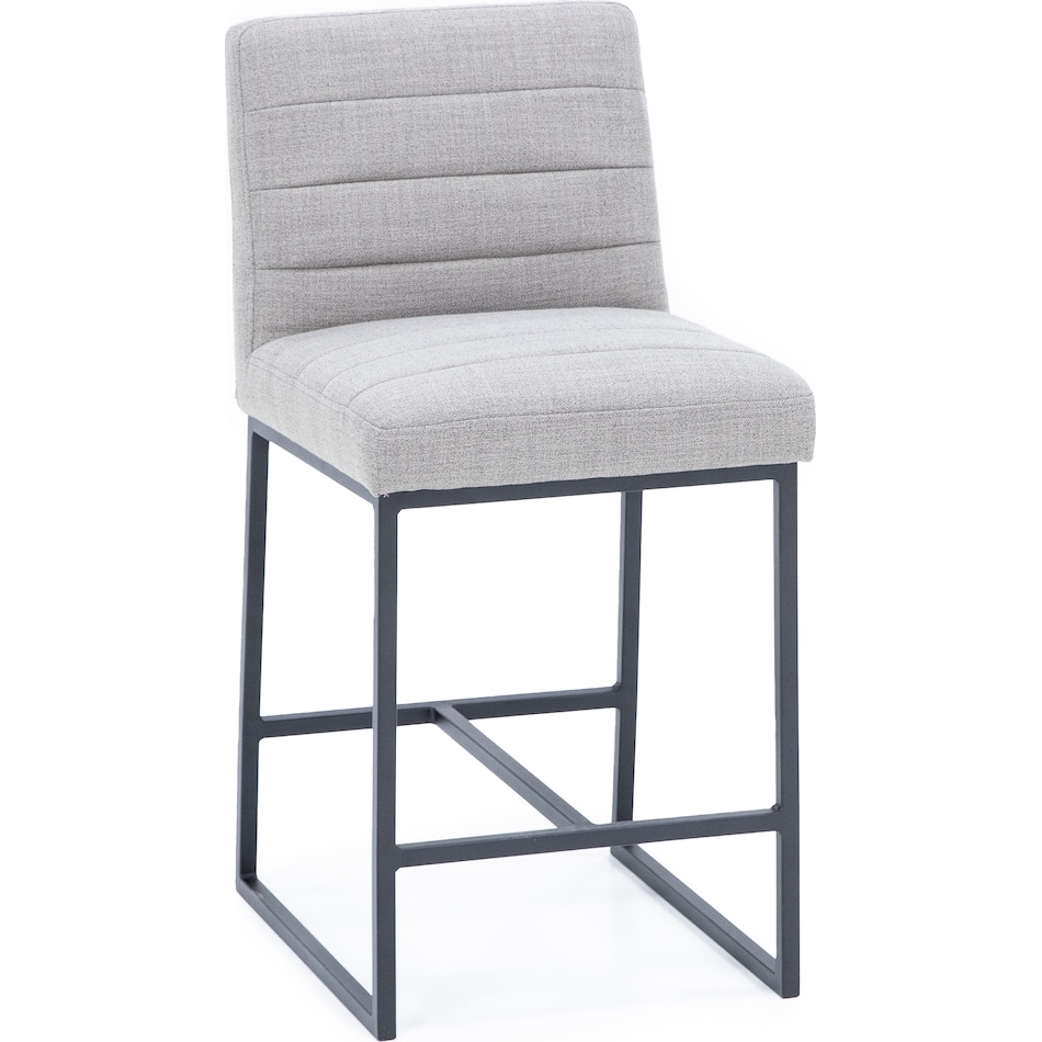 kuka grey inch & over bar seat stool   