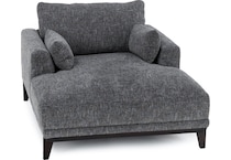 kuka grey chaise   stand alone z  