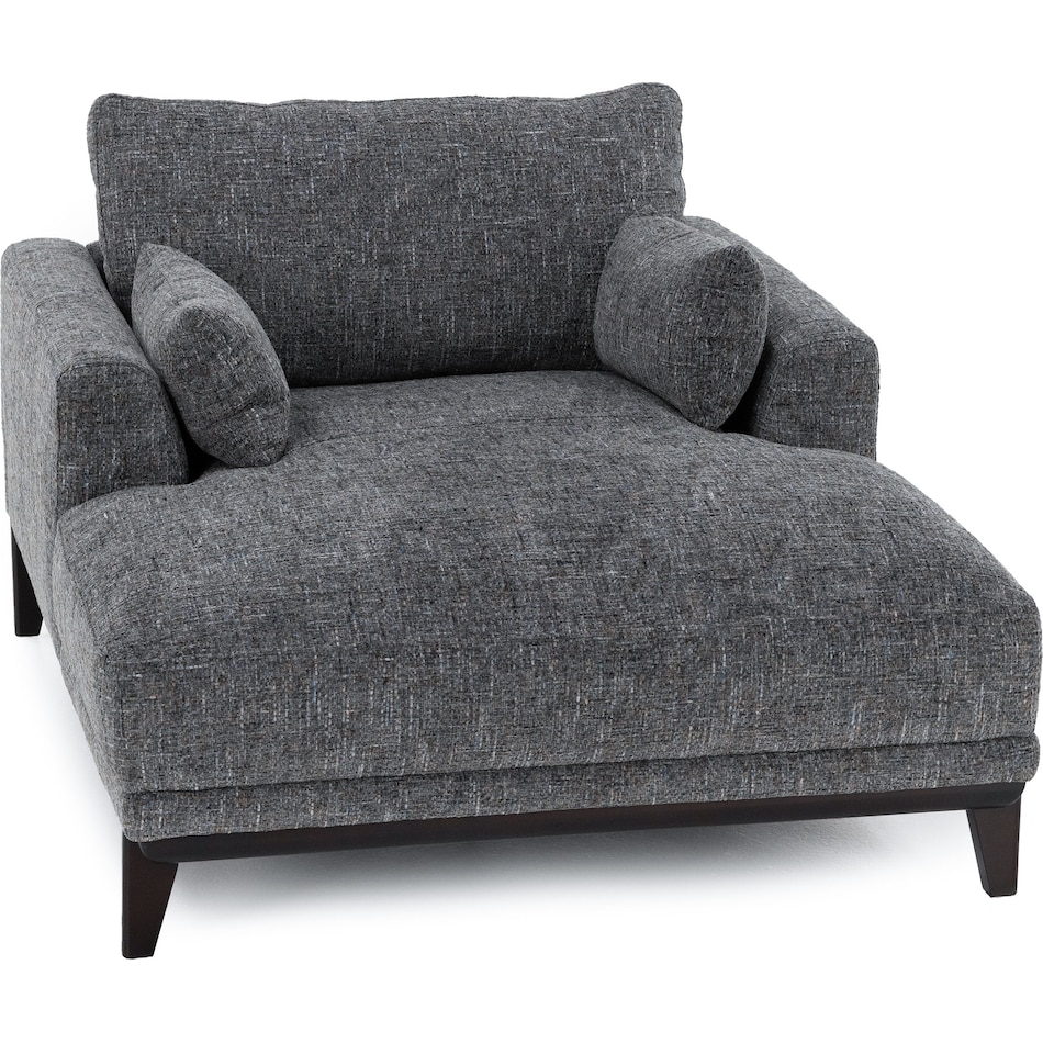 kuka grey chaise   stand alone z  