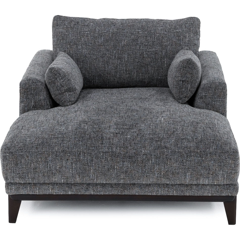 kuka grey chaise   stand alone z  