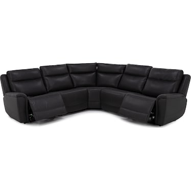Tahoe 5-Pc. Fully Loaded Zero Gravity Reclining Modular With Heat And Massage