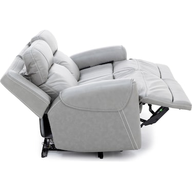 Faye Leather 2-Pc. Fully Loaded Wall Saver Reclining Loveseat with Heat and Massage