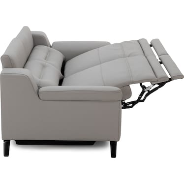 Helio 2-Pc. Leather Power Headrest Reclining Loveseat