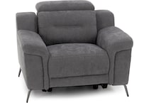 kuka grey recliner   