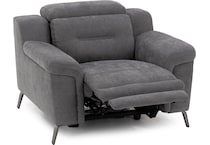 kuka grey recliner   