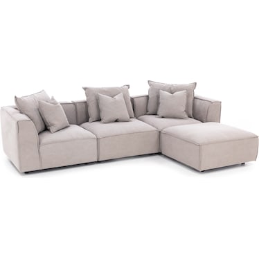 Osburn 4-Pc. Reversible Chaise Sofa