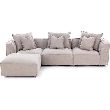 Osburn 4-Pc. Reversible Chaise Sofa