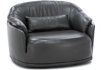 kuka grey swivel chair   