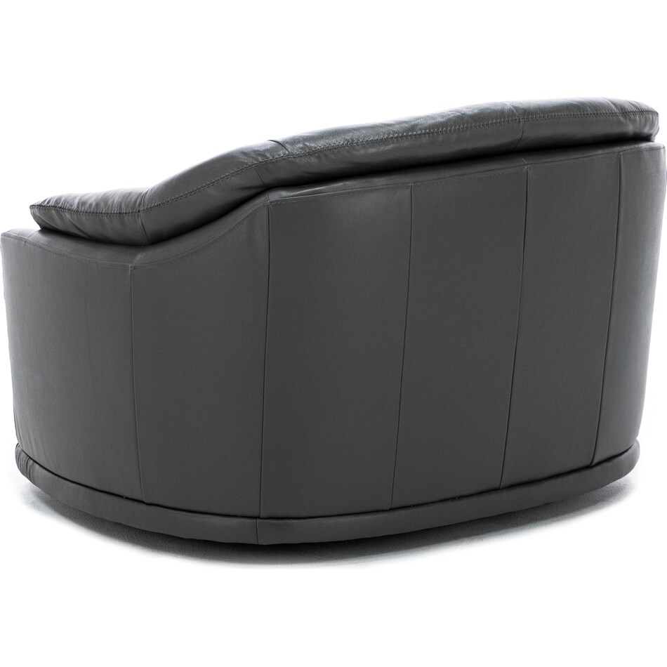kuka grey swivel chair   