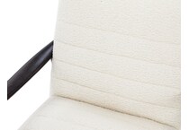 kuka white accent chair   
