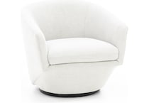 kuka white swivel chair   