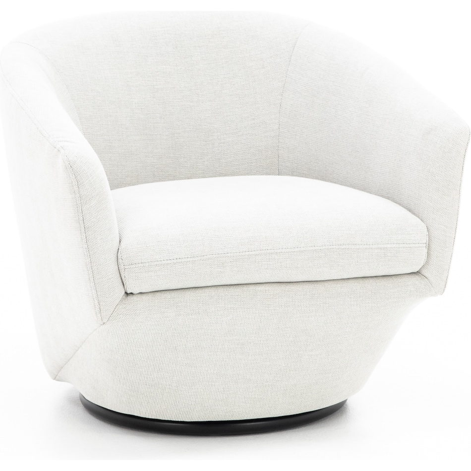 kuka white swivel chair   