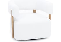 kuka white swivel chair   