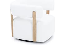 kuka white swivel chair   