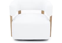kuka white swivel chair   