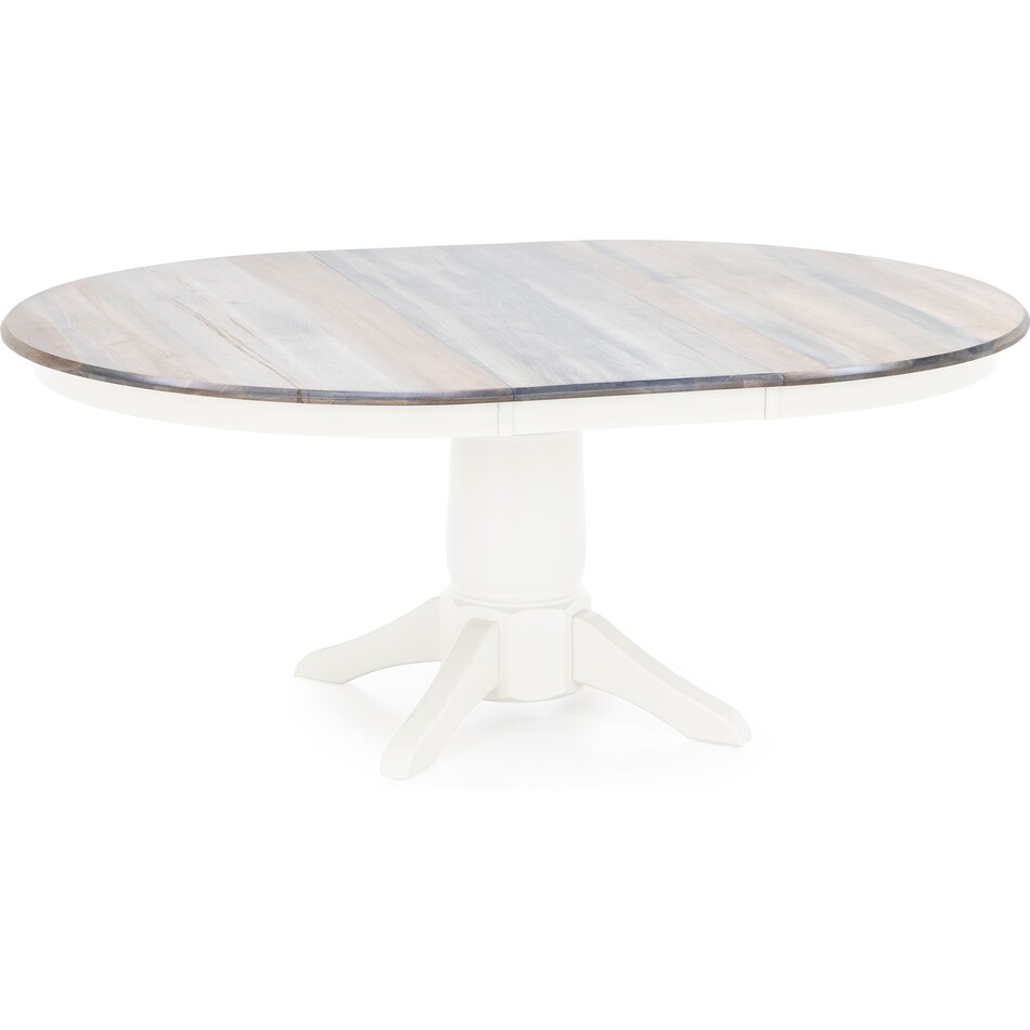 l j gascho aspen ivory inch standard height round oval   