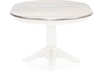 l j gascho aspen ivory inch standard height round oval   