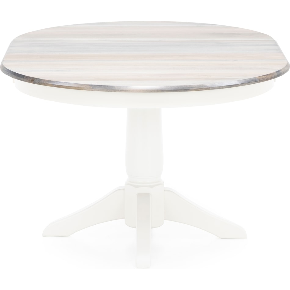 l j gascho aspen ivory inch standard height round oval   