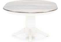 l j gascho aspen ivory inch standard height round oval   