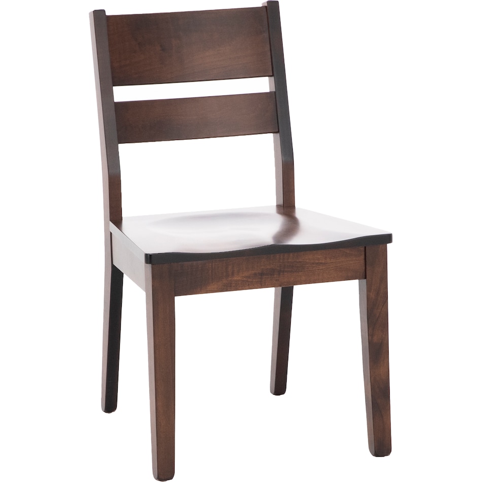 l j gascho auburn m  inch standard seat height side chair   