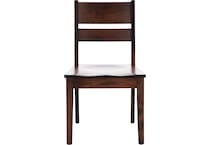 l j gascho auburn m  inch standard seat height side chair   