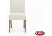 l j gascho beige inch standard seat height side chair  image   