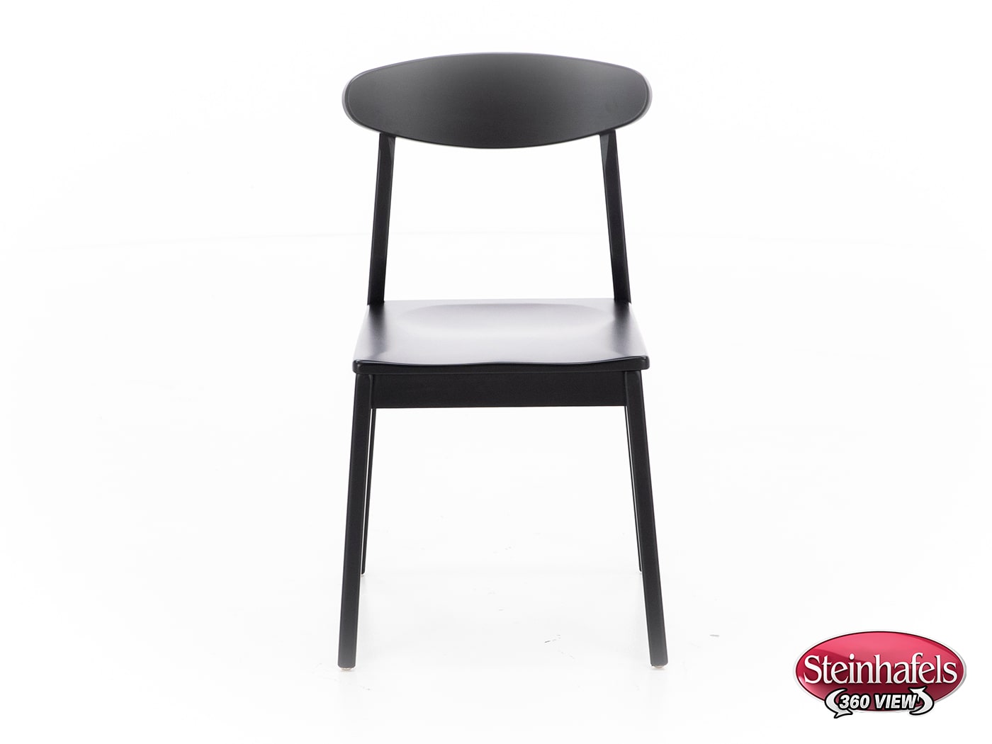 l j gascho black inch standard seat height side chair  image   