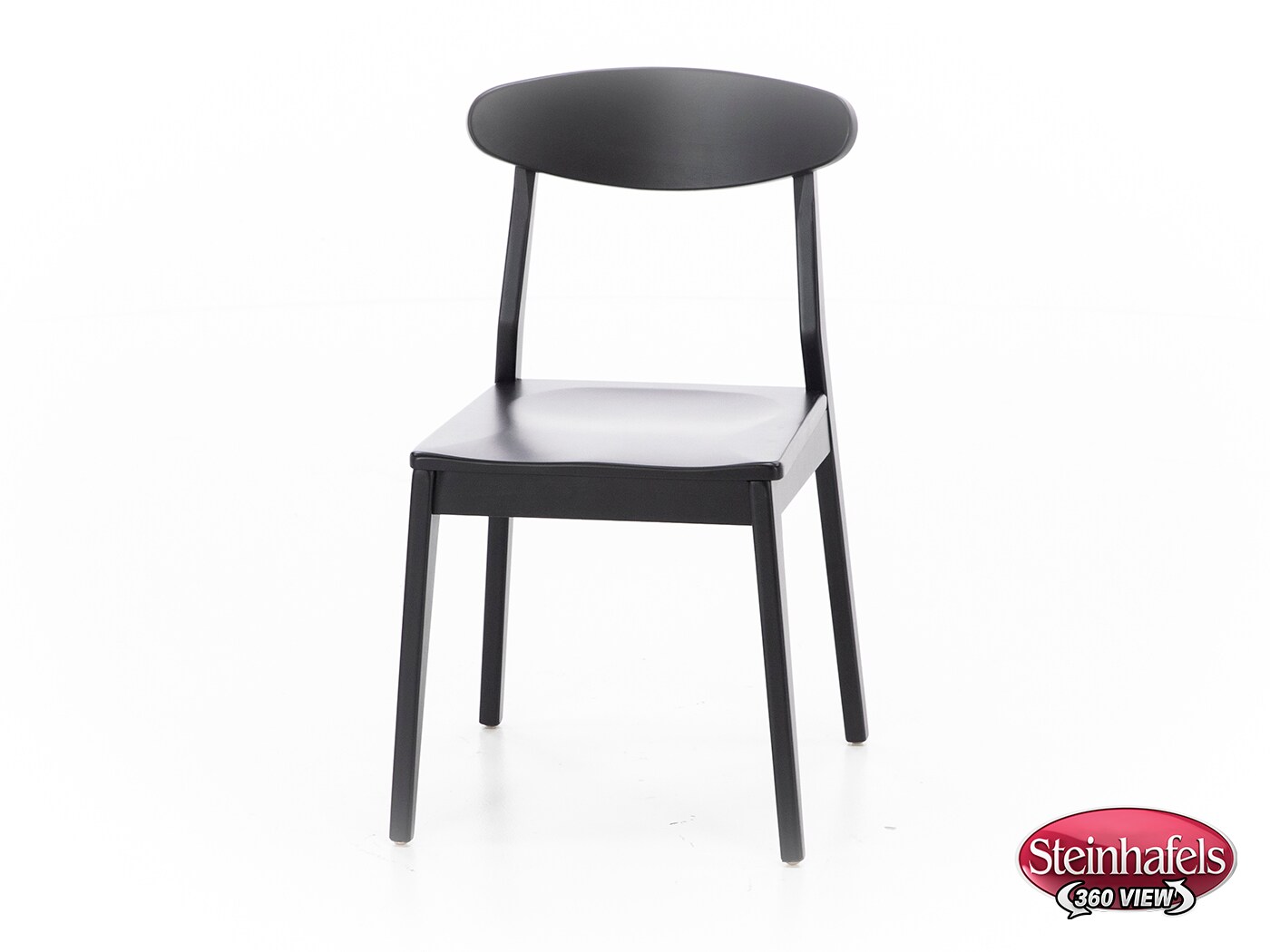 l j gascho black inch standard seat height side chair  image   