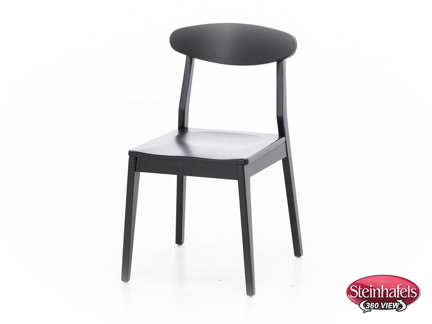 l j gascho black inch standard seat height side chair  image   