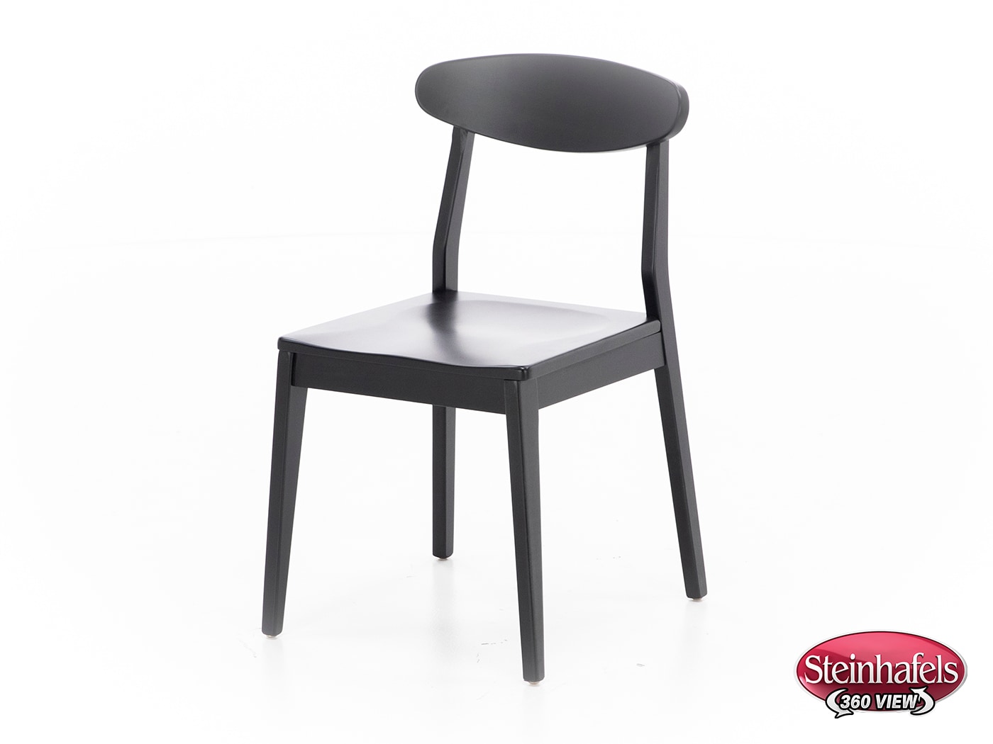 l j gascho black inch standard seat height side chair  image   