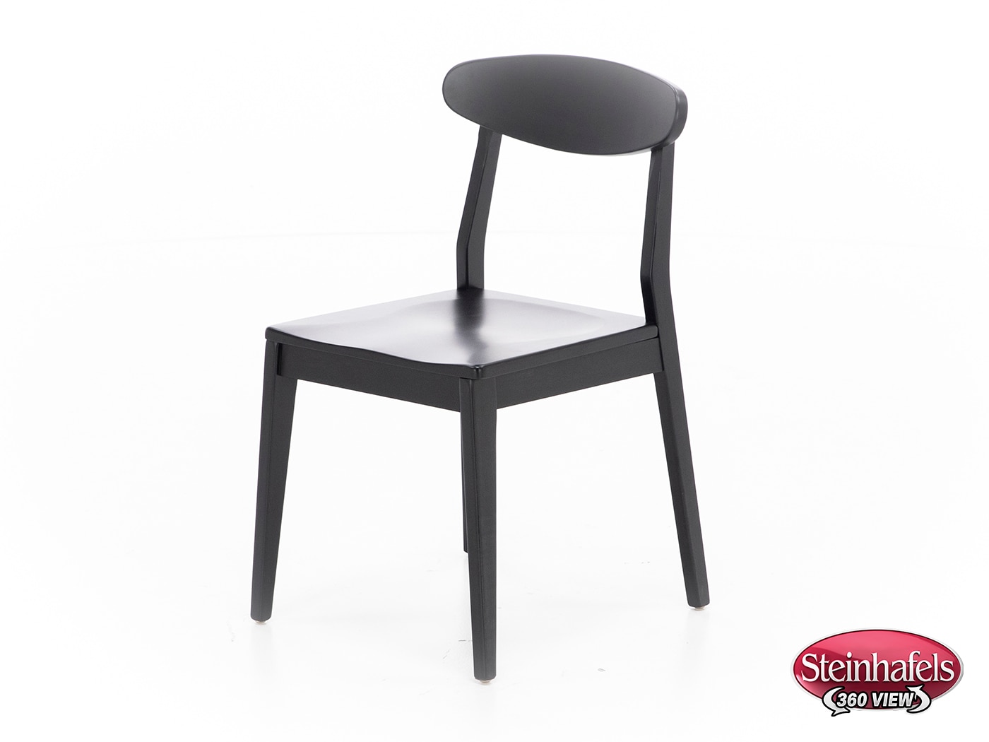 l j gascho black inch standard seat height side chair  image   