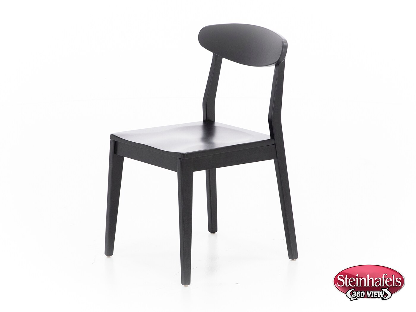 l j gascho black inch standard seat height side chair  image   