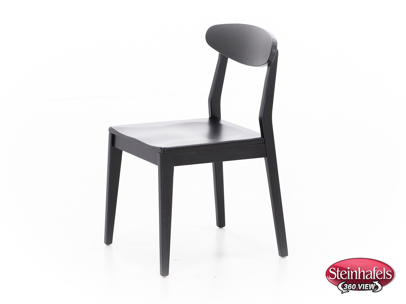 l j gascho black inch standard seat height side chair  image   
