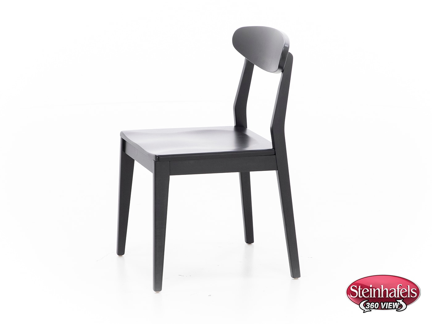 l j gascho black inch standard seat height side chair  image   