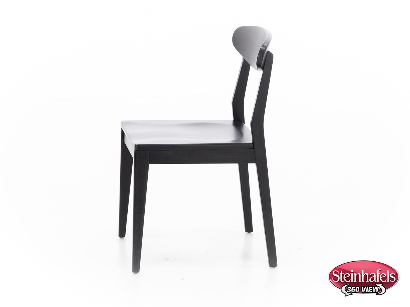 l j gascho black inch standard seat height side chair  image   