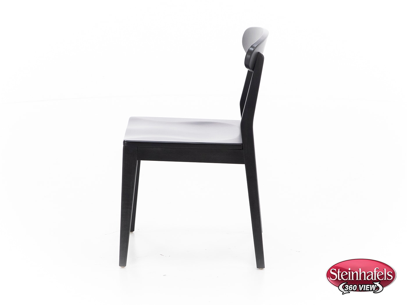 l j gascho black inch standard seat height side chair  image   