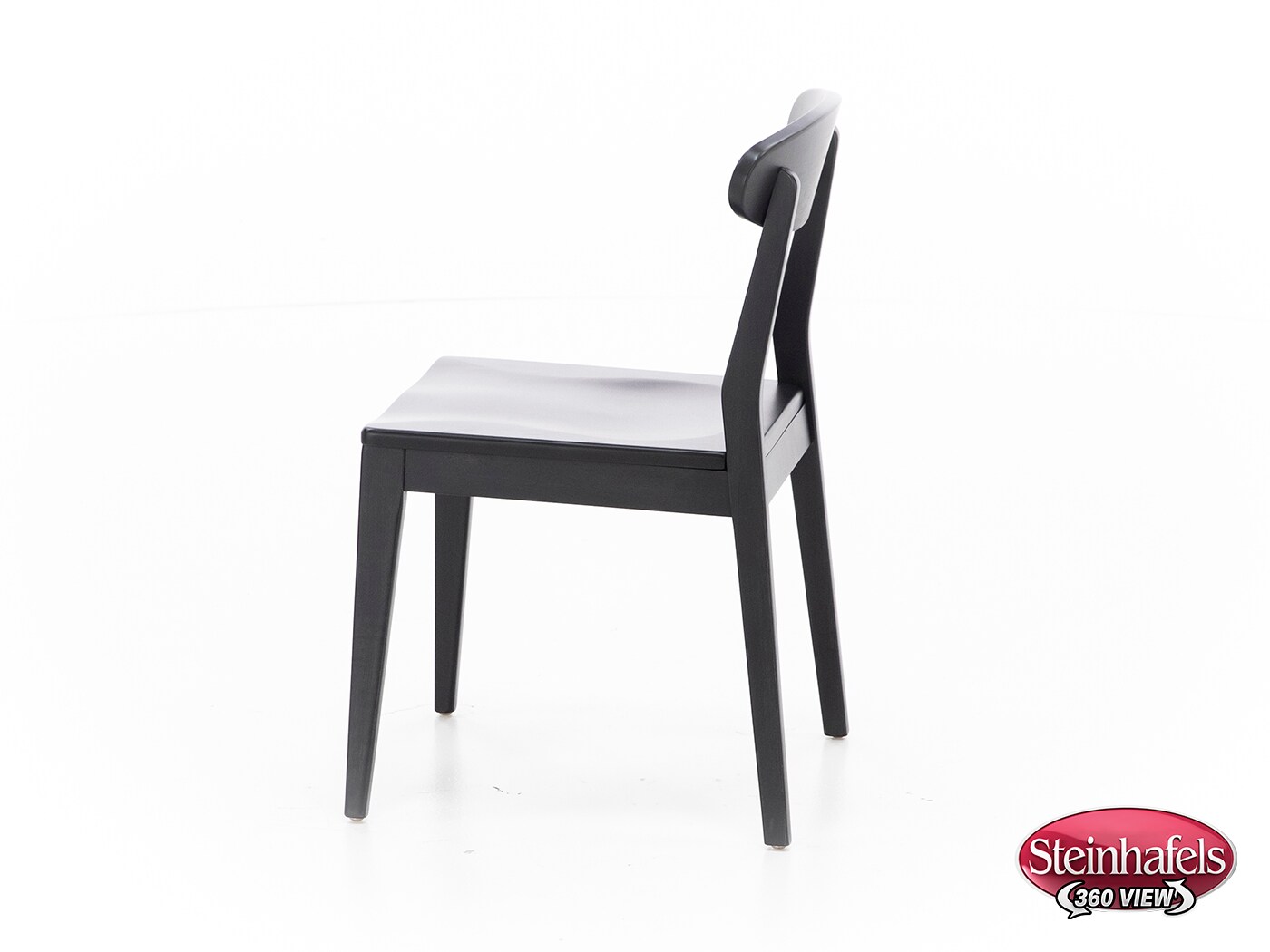 l j gascho black inch standard seat height side chair  image   
