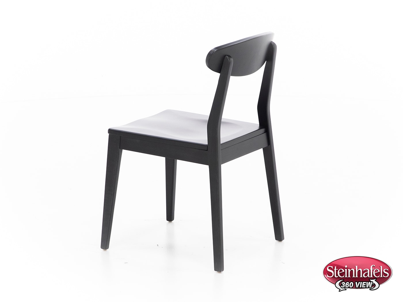 l j gascho black inch standard seat height side chair  image   
