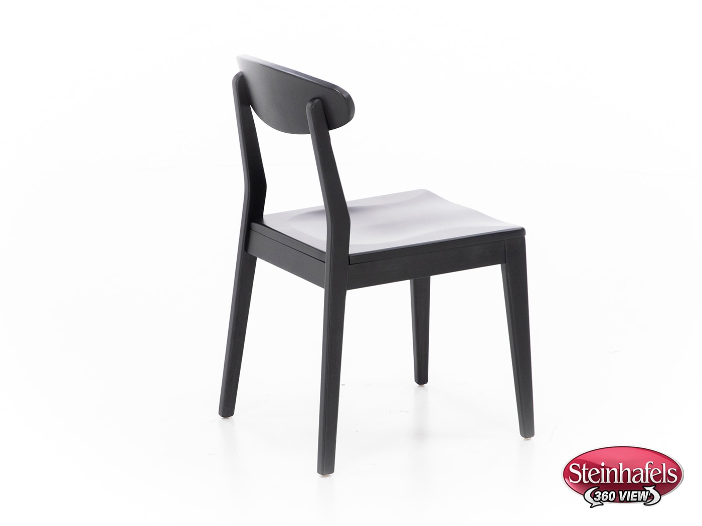 l j gascho black inch standard seat height side chair  image   