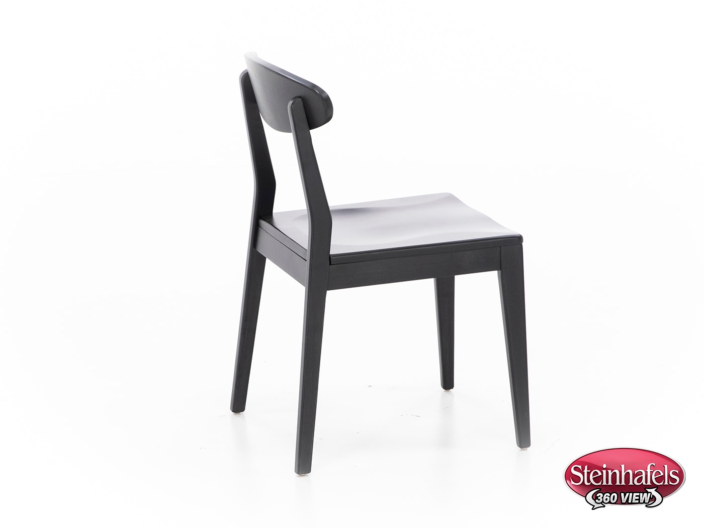 l j gascho black inch standard seat height side chair  image   