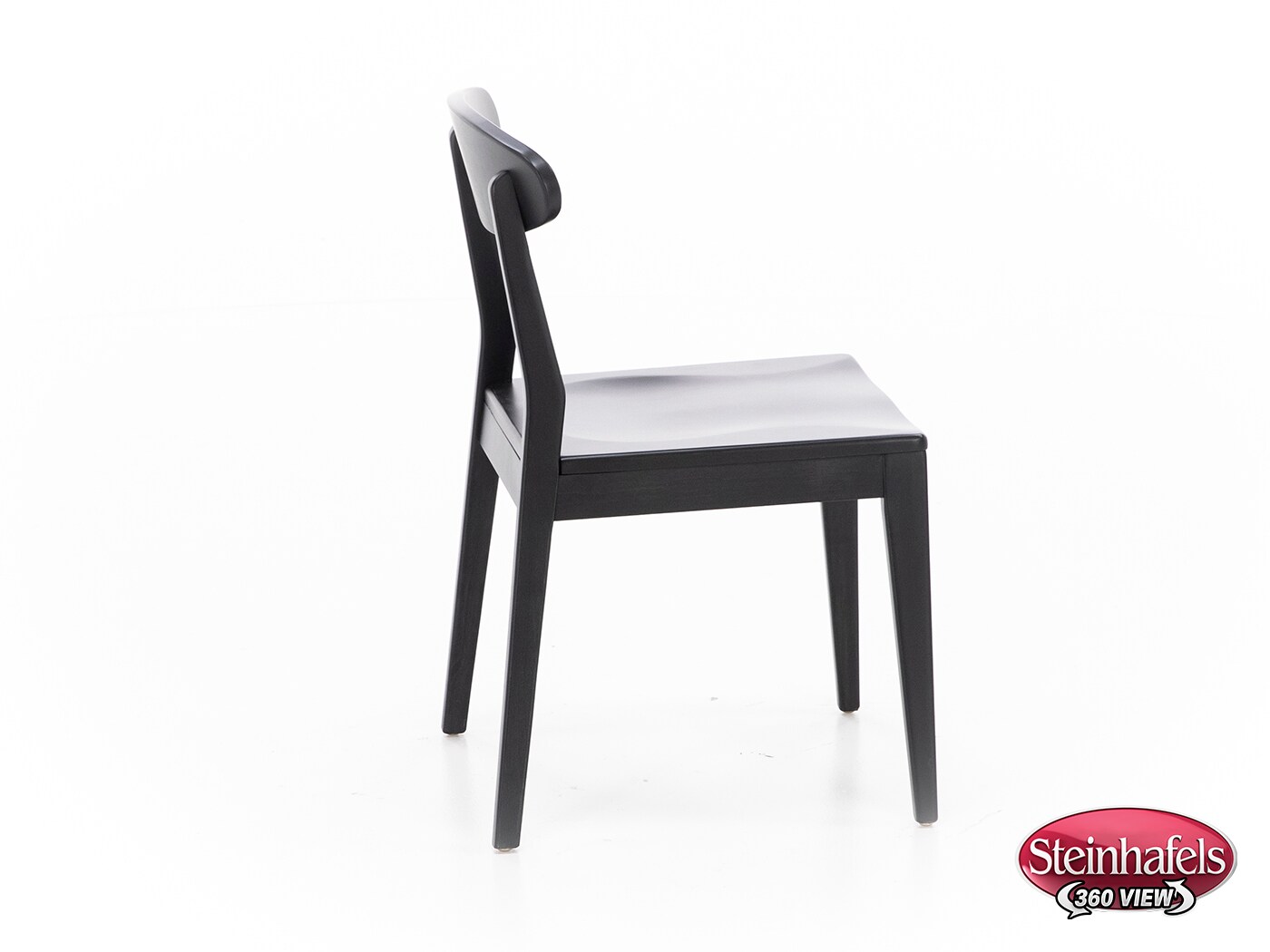 l j gascho black inch standard seat height side chair  image   