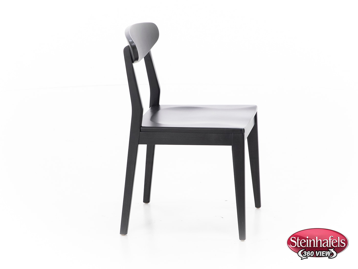 l j gascho black inch standard seat height side chair  image   