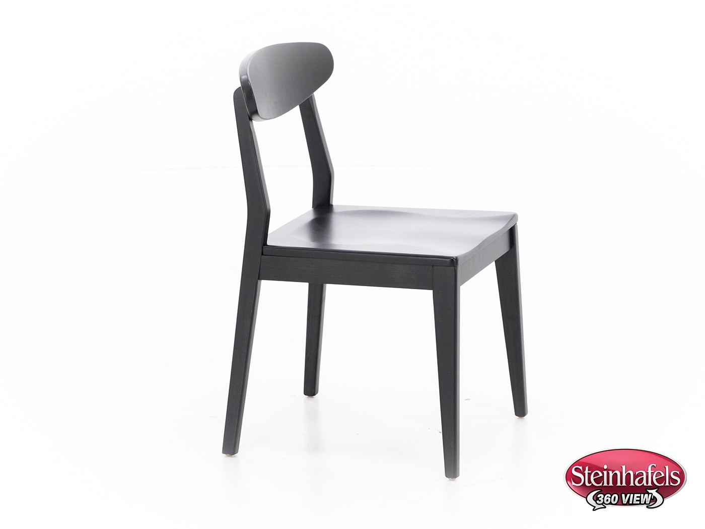l j gascho black inch standard seat height side chair  image   