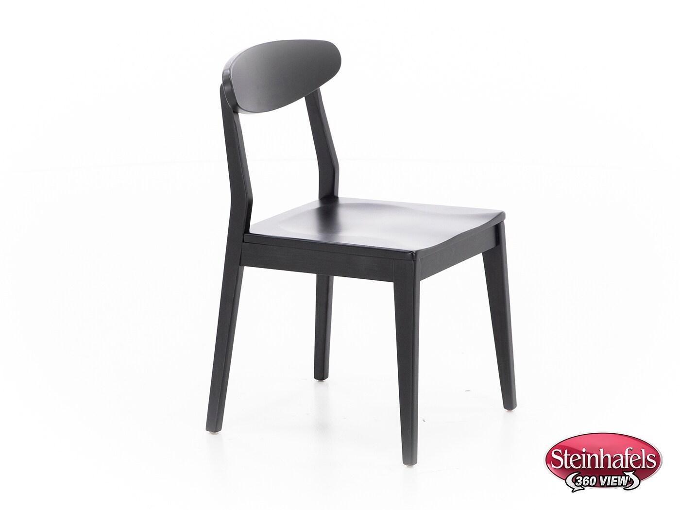 l j gascho black inch standard seat height side chair  image   