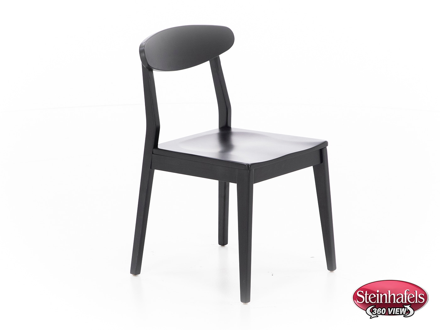 l j gascho black inch standard seat height side chair  image   