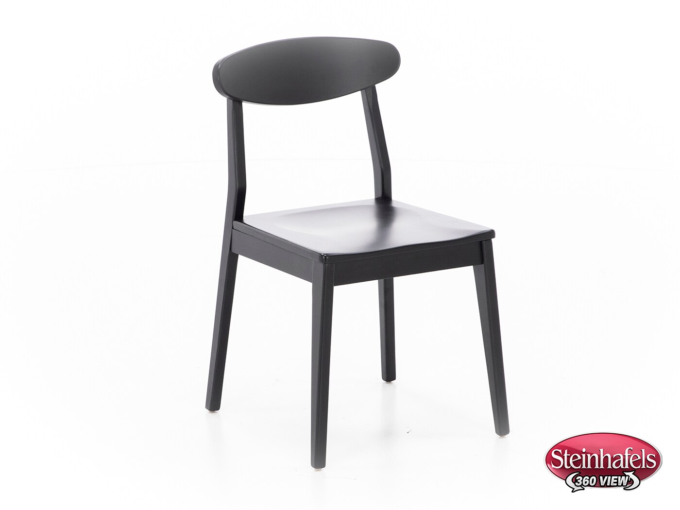 l j gascho black inch standard seat height side chair  image   