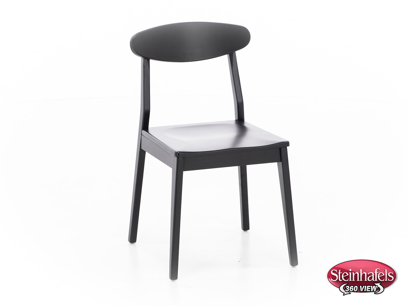 l j gascho black inch standard seat height side chair  image   