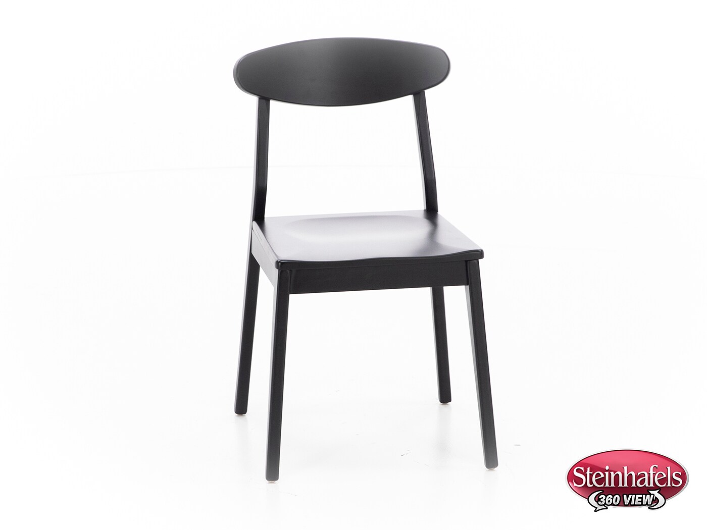 l j gascho black inch standard seat height side chair  image   